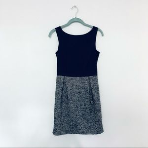 Gap Navy Blue Professional Sleeveless Wool Fall Winter Dress Size 0